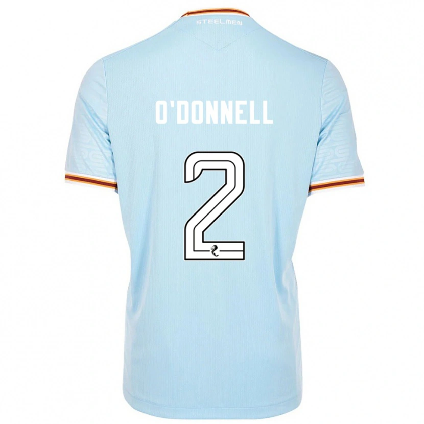 Danxen Dames Stephen O'donnell #2 Hemelsblauw Uitshirt Uittenue 2025/26 T-Shirt