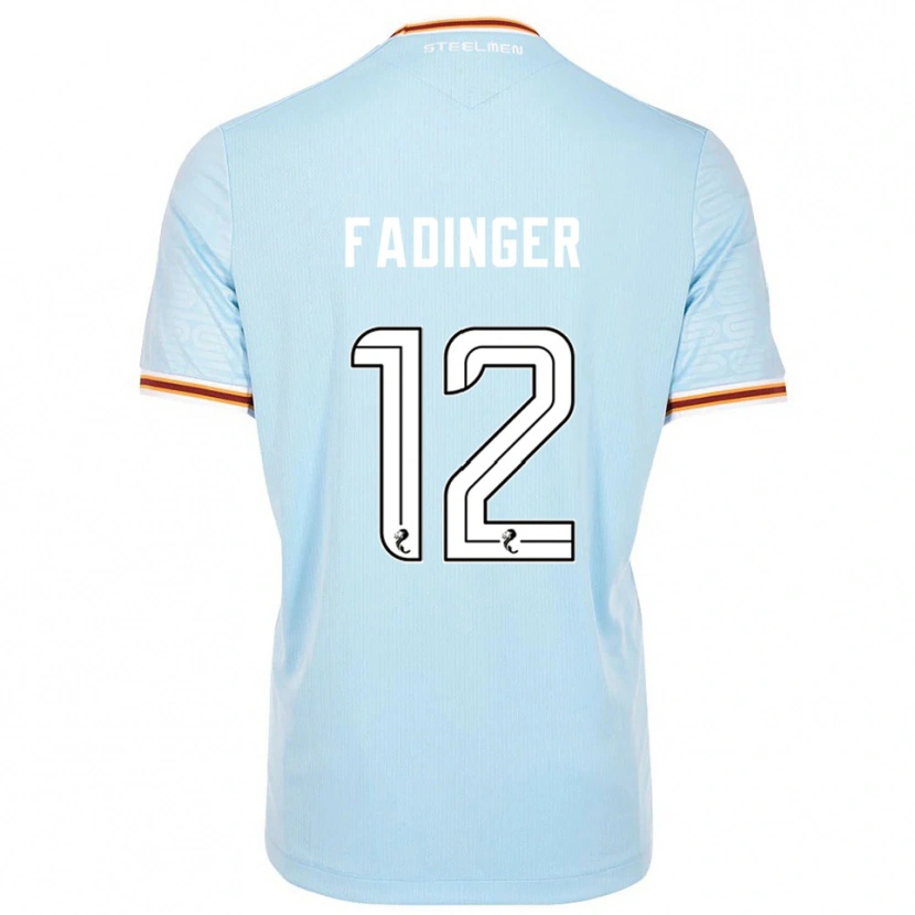Danxen Dames Lukas Fadinger #12 Hemelsblauw Uitshirt Uittenue 2025/26 T-Shirt