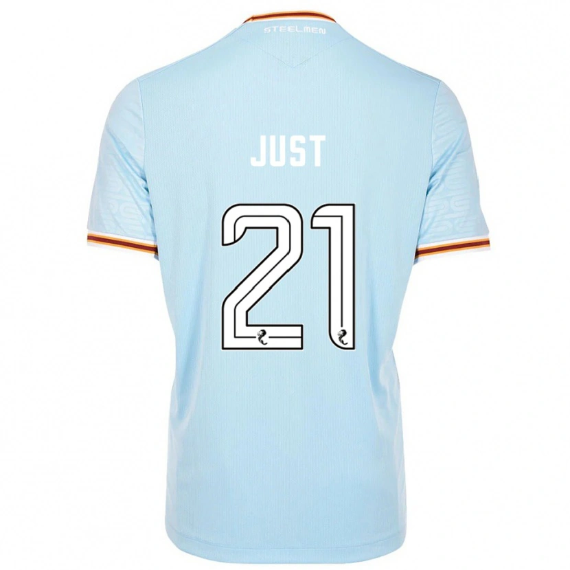 Danxen Dames Elijah Just #21 Hemelsblauw Uitshirt Uittenue 2025/26 T-Shirt