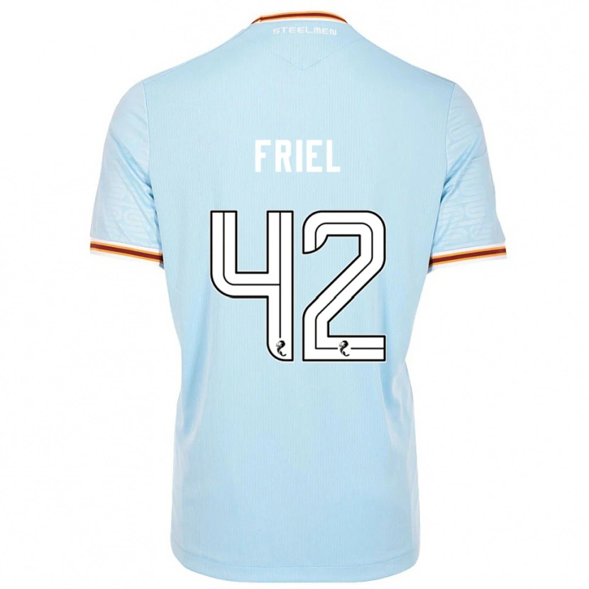 Danxen Dames Jon-Joe Friel #42 Hemelsblauw Uitshirt Uittenue 2025/26 T-Shirt