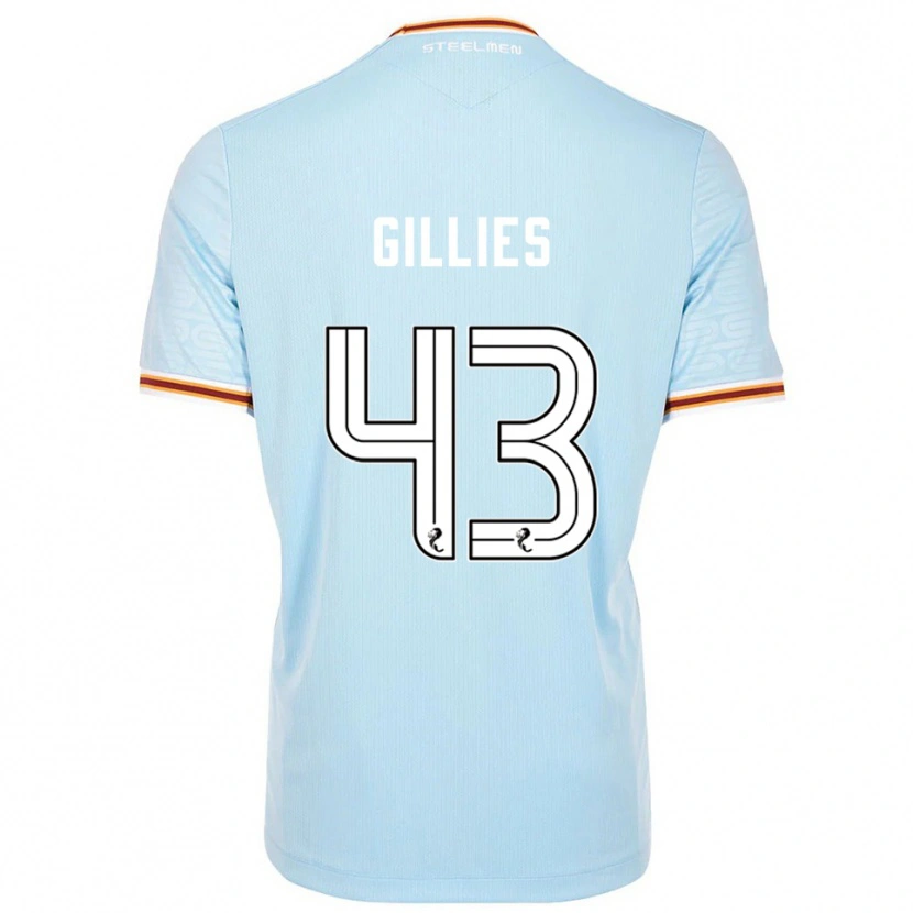 Danxen Dames Jay Gillies #43 Hemelsblauw Uitshirt Uittenue 2025/26 T-Shirt