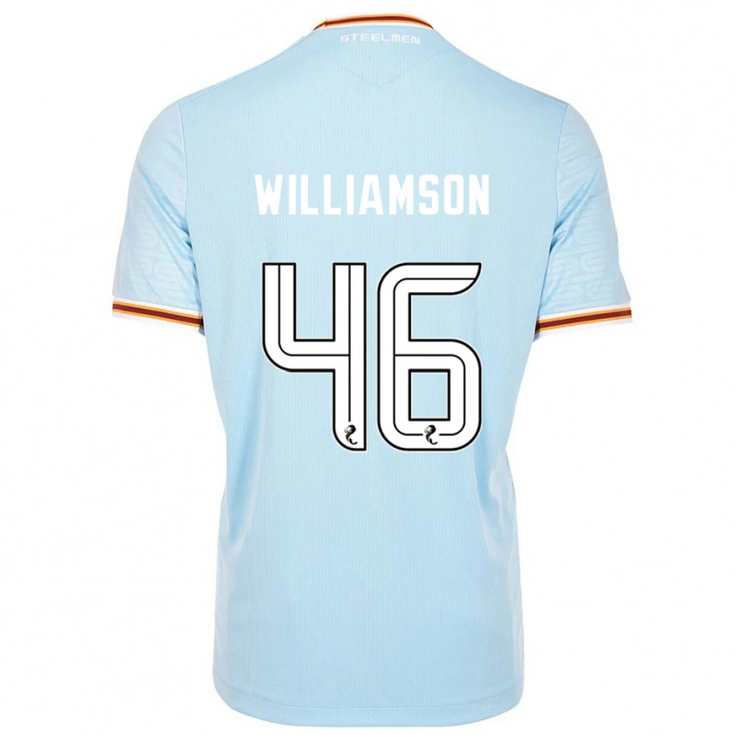 Danxen Dames Scott Williamson #46 Hemelsblauw Uitshirt Uittenue 2025/26 T-Shirt
