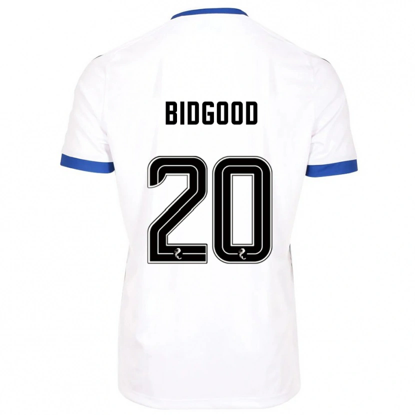 Danxen Dames Aoife Bidgood #20 Wit Blauw Uitshirt Uittenue 2025/26 T-Shirt