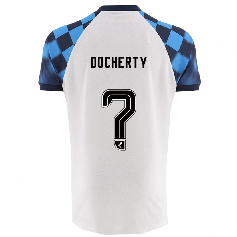 Danxen Dames Rachel Docherty #0 Wit Hemelsblauw Uitshirt Uittenue 2025/26 T-Shirt