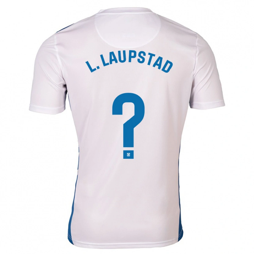 Danxen Kinderen Linnéa Solvoll Laupstad #0 Wit Blauw Thuisshirt Thuistenue 2025/26 T-Shirt