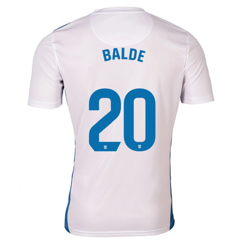 Danxen Kinderen Mahamadou Baldé #20 Wit Blauw Thuisshirt Thuistenue 2025/26 T-Shirt