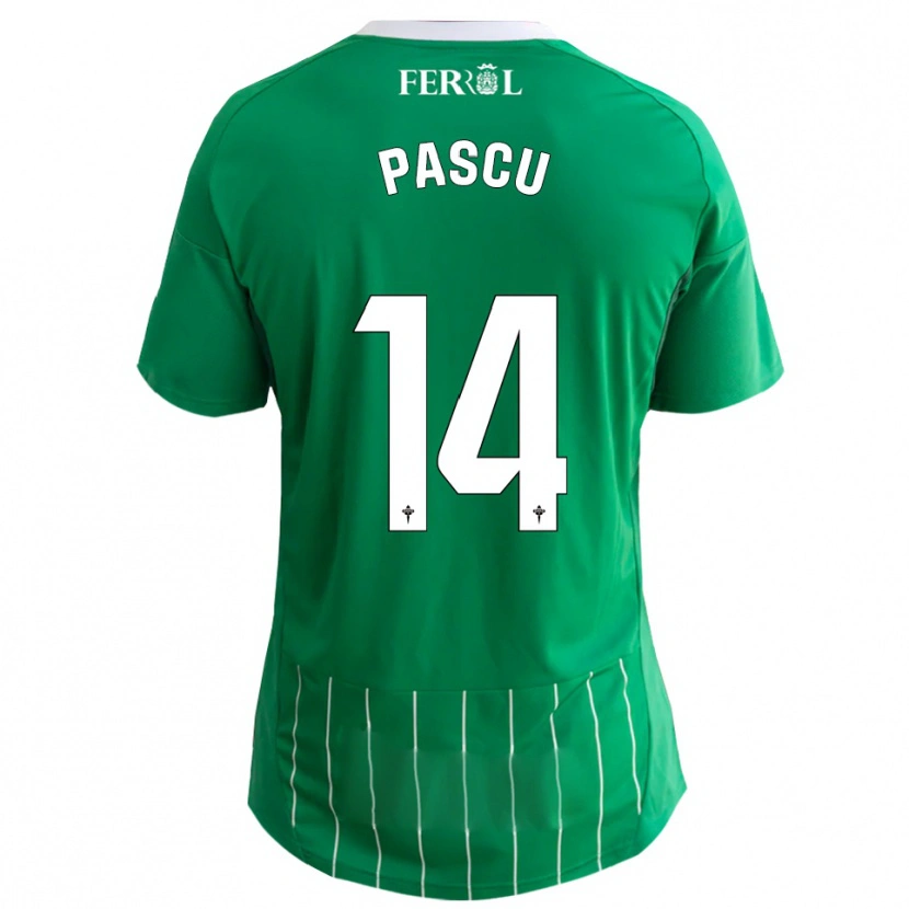 Danxen Kinderen Pascu #14 Groen Wit Thuisshirt Thuistenue 2025/26 T-Shirt