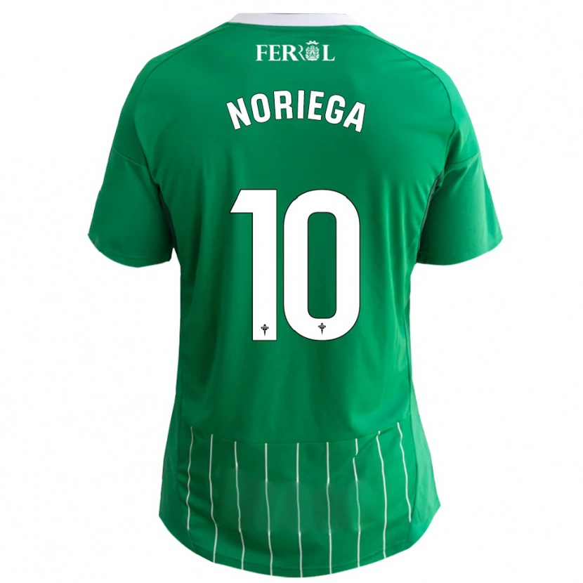Danxen Kinderen Jairo Noriega #10 Groen Wit Thuisshirt Thuistenue 2025/26 T-Shirt