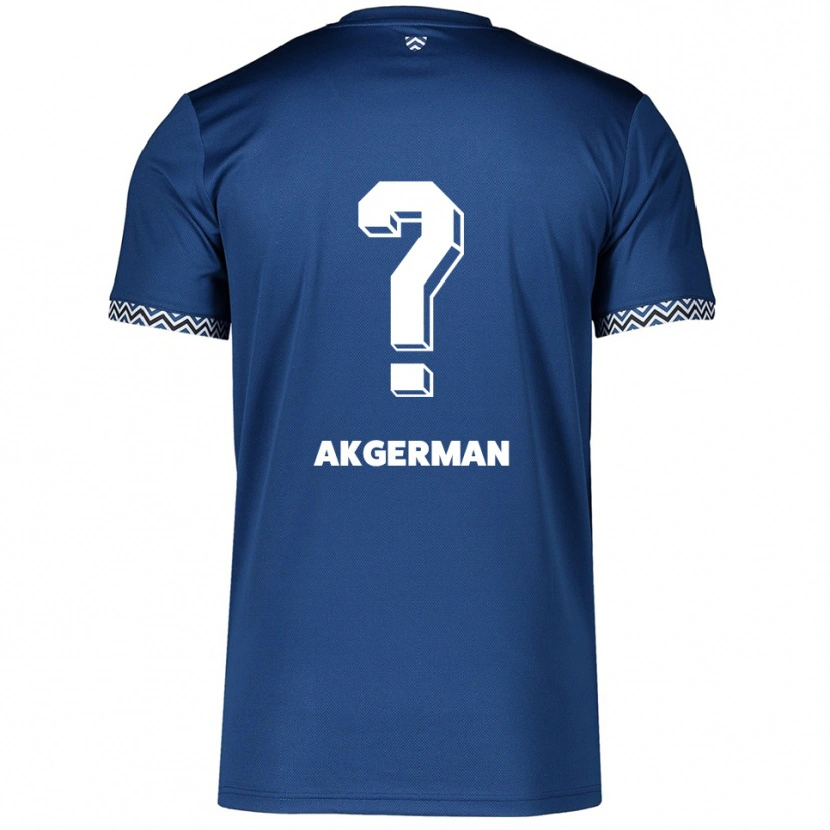 Danxen Kinderen Taha Akgerman #0 Marine Wit Thuisshirt Thuistenue 2025/26 T-Shirt