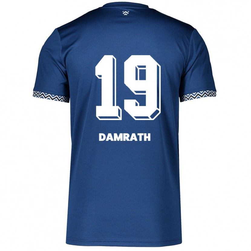 Danxen Kinderen Tom Damrath #19 Marine Wit Thuisshirt Thuistenue 2025/26 T-Shirt
