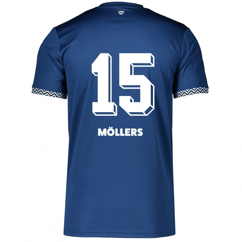 Danxen Kinderen Niklas Möllers #15 Marine Wit Thuisshirt Thuistenue 2025/26 T-Shirt