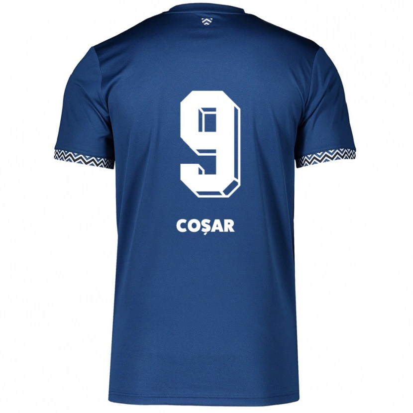 Danxen Kinderen Tanay Coşar #9 Marine Wit Thuisshirt Thuistenue 2025/26 T-Shirt