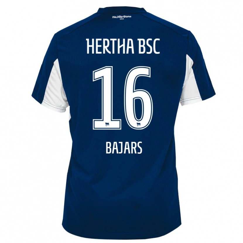 Danxen Kinderen Marko Bajars #16 Wit Blauw Thuisshirt Thuistenue 2025/26 T-Shirt