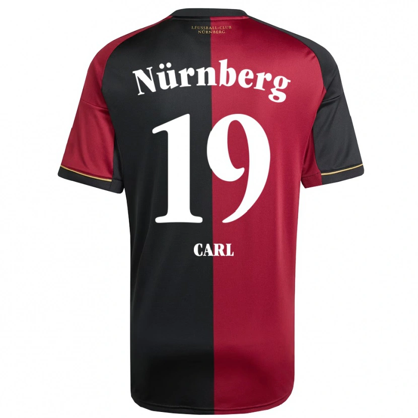 Danxen Kinderen Ferdinand Carl #19 Bordeauxzwart Thuisshirt Thuistenue 2025/26 T-Shirt