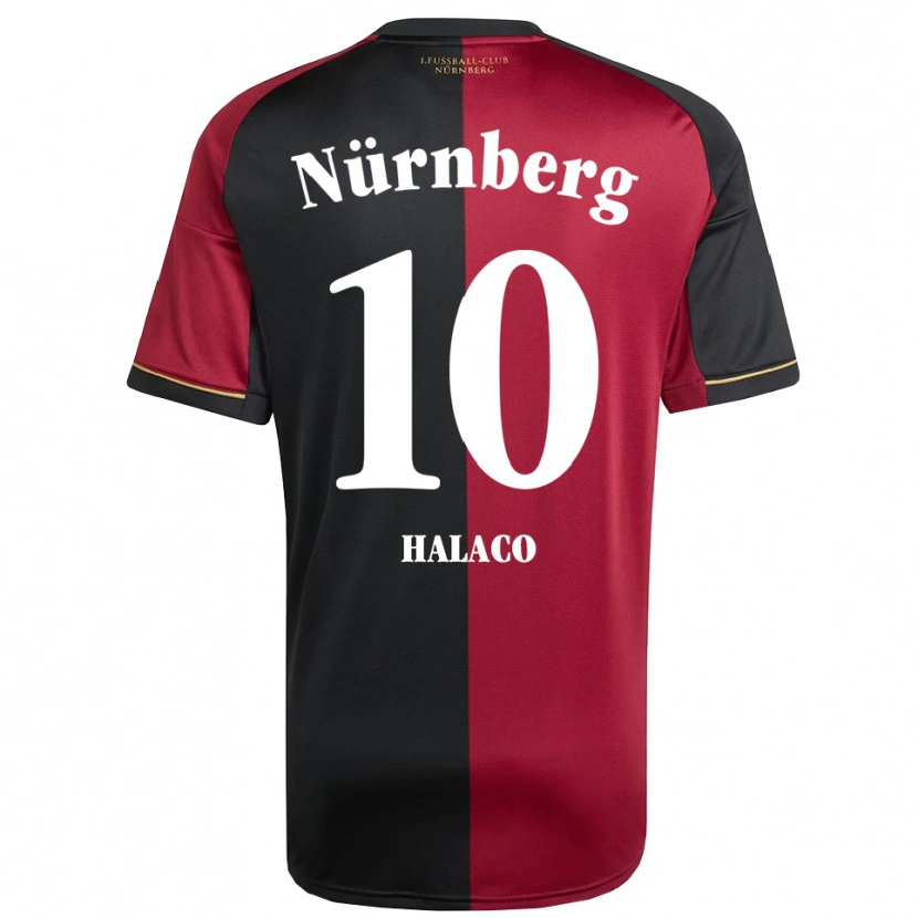 Danxen Kinderen Cem Halaco #10 Bordeauxzwart Thuisshirt Thuistenue 2025/26 T-Shirt