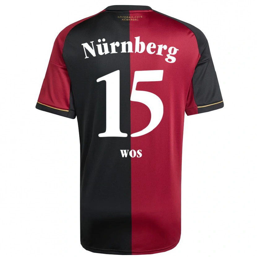 Danxen Kinderen Oliwia Wos #15 Bordeauxzwart Thuisshirt Thuistenue 2025/26 T-Shirt