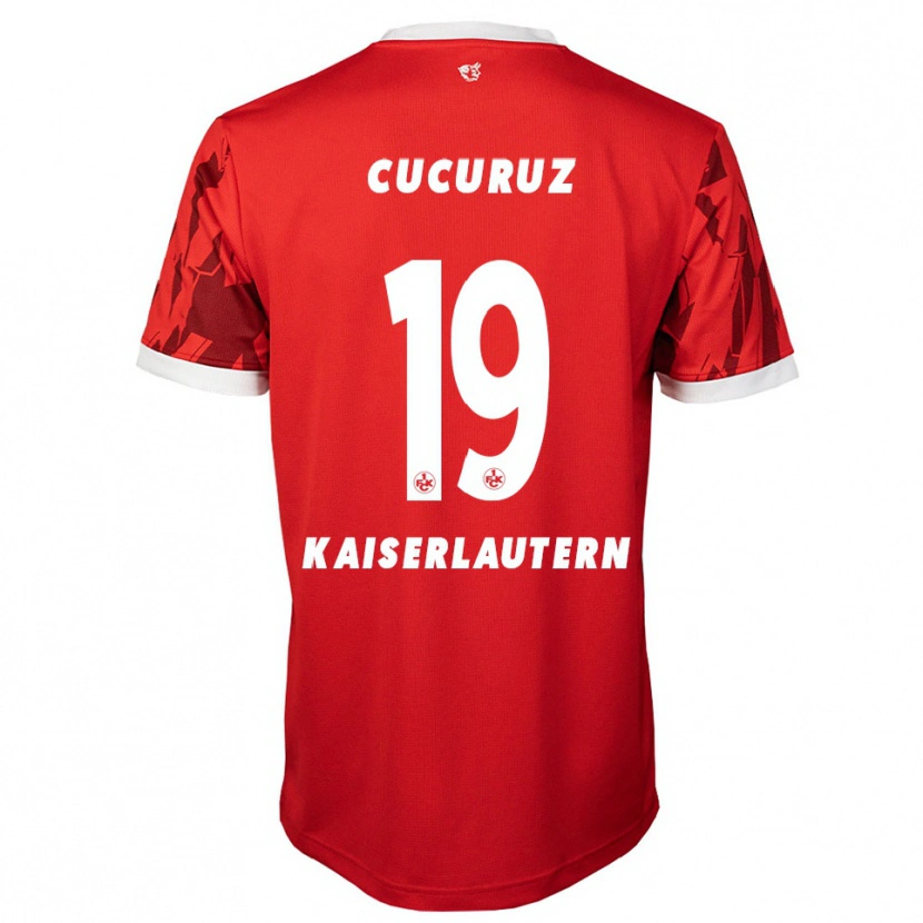 Danxen Kinderen Nichita Cucuruz #19 Rood Wit Thuisshirt Thuistenue 2025/26 T-Shirt