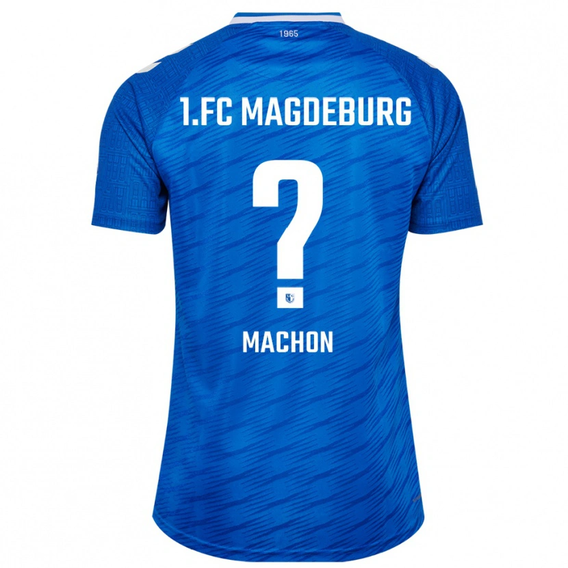 Danxen Kinderen Max Machon #0 Blauw Wit Thuisshirt Thuistenue 2025/26 T-Shirt