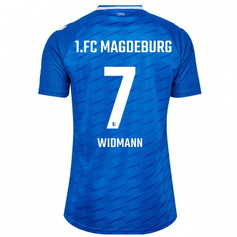 Danxen Kinderen Elisio Widmann #7 Blauw Wit Thuisshirt Thuistenue 2025/26 T-Shirt