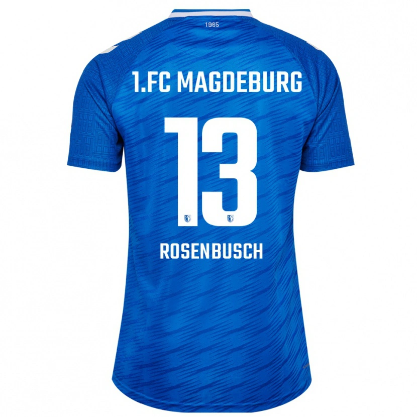Danxen Kinderen Tim Rosenbusch #13 Blauw Wit Thuisshirt Thuistenue 2025/26 T-Shirt
