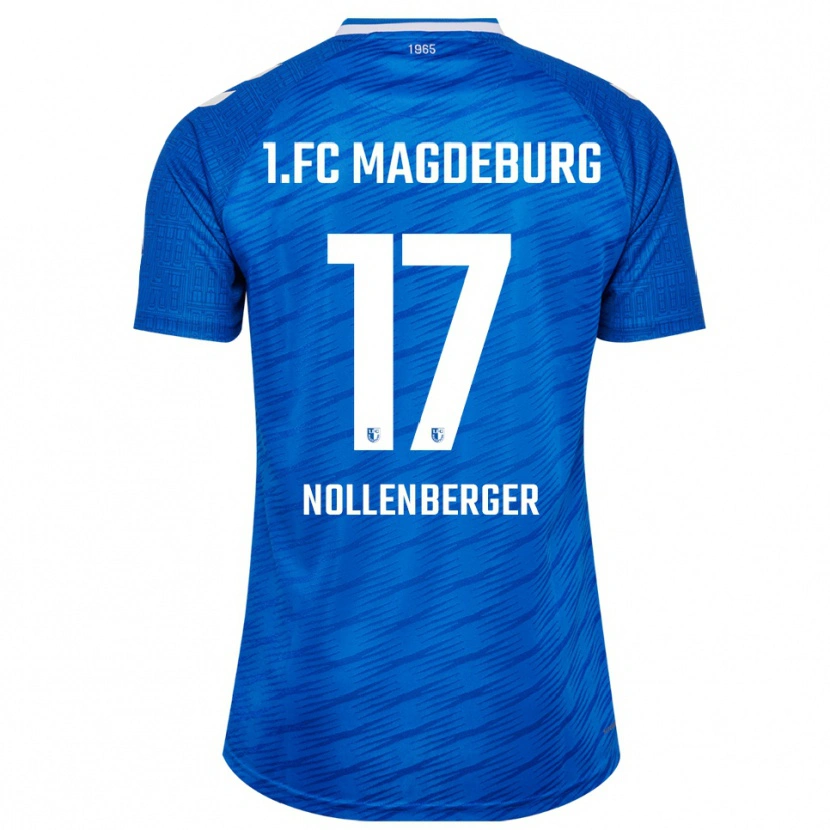 Danxen Kinderen Alexander Nollenberger #17 Blauw Wit Thuisshirt Thuistenue 2025/26 T-Shirt