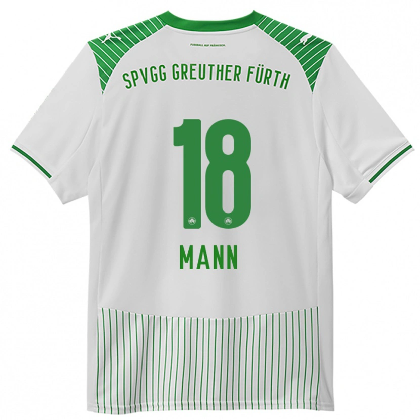 Danxen Kinderen Silas Mann #18 Wit Groen Thuisshirt Thuistenue 2025/26 T-Shirt