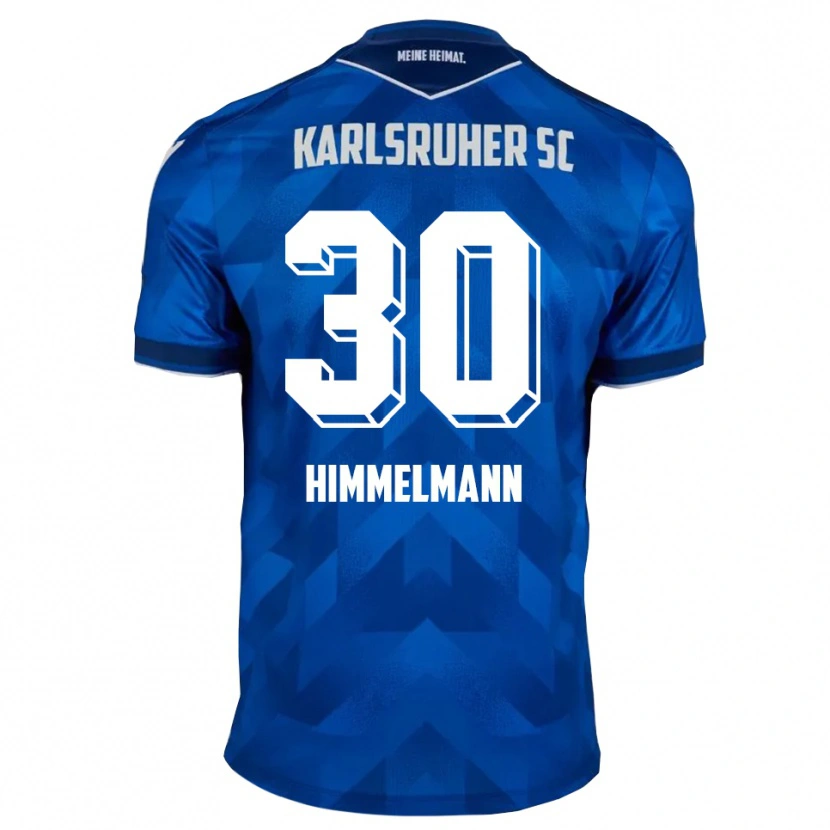 Danxen Kinderen Robin Himmelmann #30 Blauw Wit Thuisshirt Thuistenue 2025/26 T-Shirt