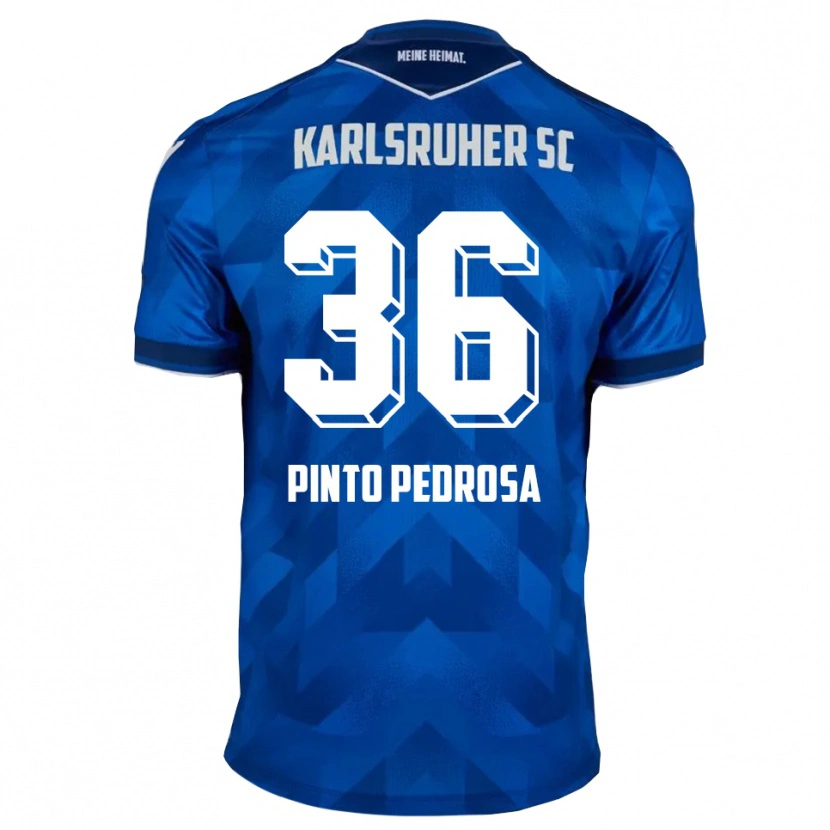 Danxen Kinderen Rafael Pinto Pedrosa #36 Blauw Wit Thuisshirt Thuistenue 2025/26 T-Shirt