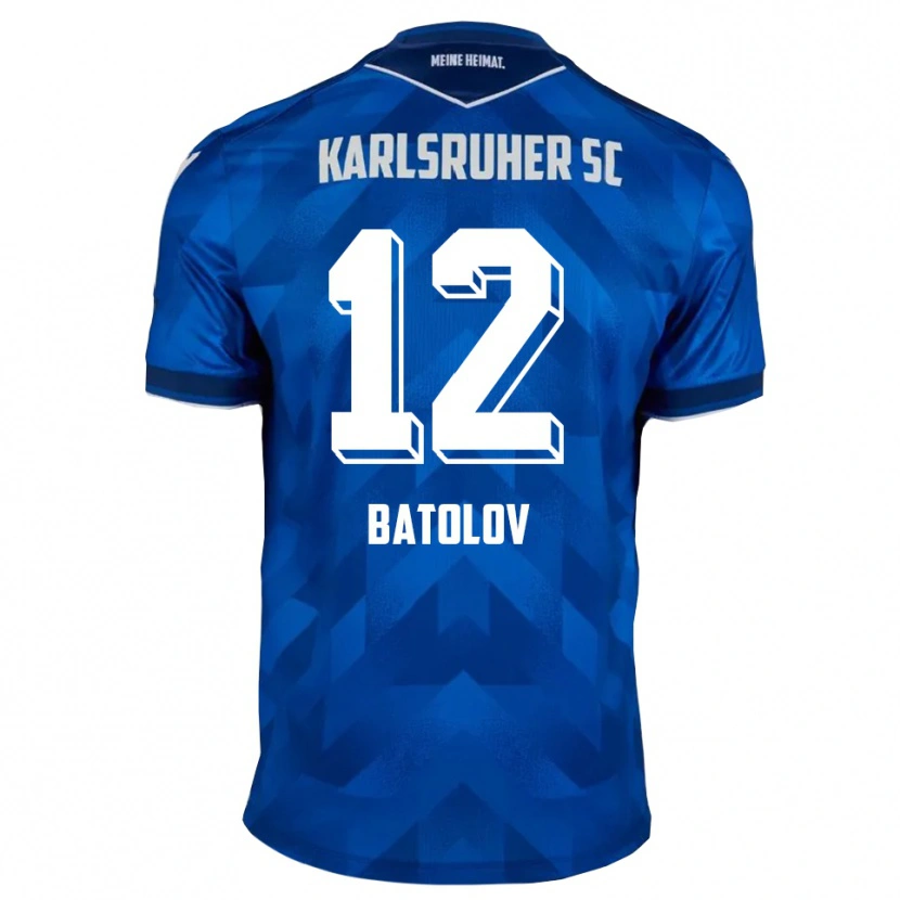 Danxen Kinderen Leon Batolov #12 Blauw Wit Thuisshirt Thuistenue 2025/26 T-Shirt