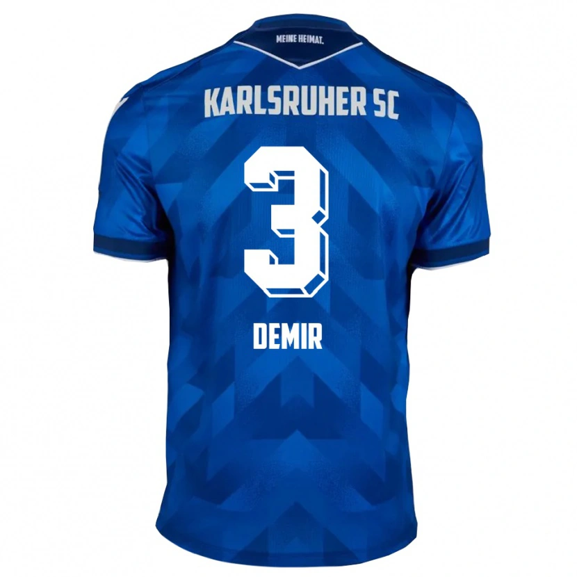 Danxen Kinderen Arel Demir #3 Blauw Wit Thuisshirt Thuistenue 2025/26 T-Shirt