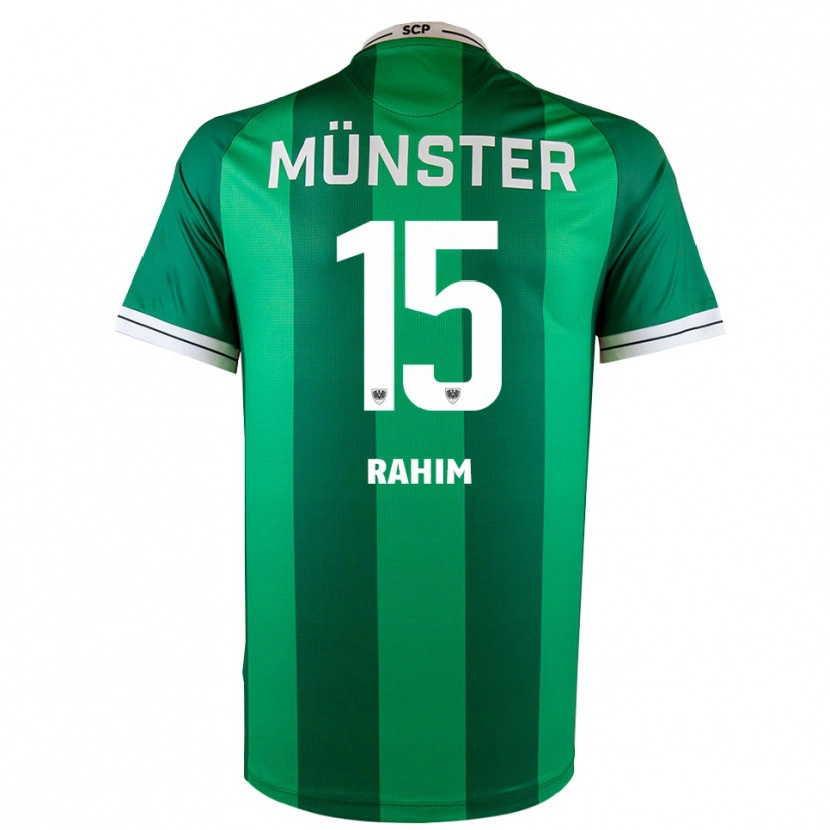 Danxen Kinderen David Rahim #15 Groen Wit Thuisshirt Thuistenue 2025/26 T-Shirt