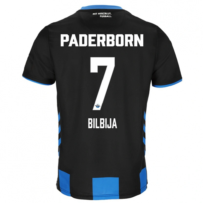 Danxen Kinderen Filip Bilbija #7 Zwart Blauw Thuisshirt Thuistenue 2025/26 T-Shirt