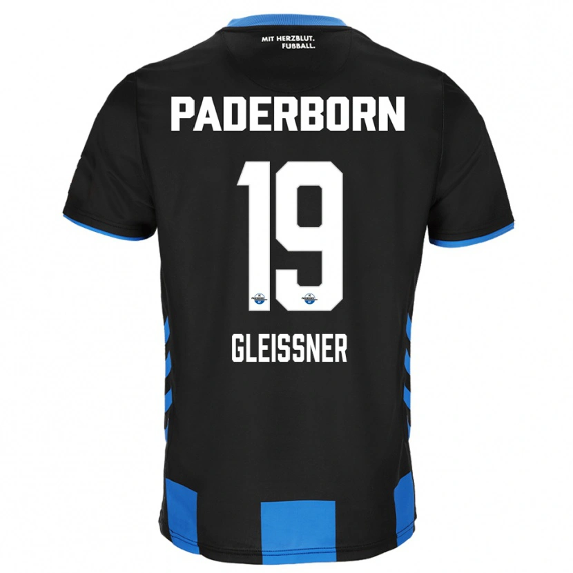 Danxen Kinderen Kevin Gleissner #19 Zwart Blauw Thuisshirt Thuistenue 2025/26 T-Shirt