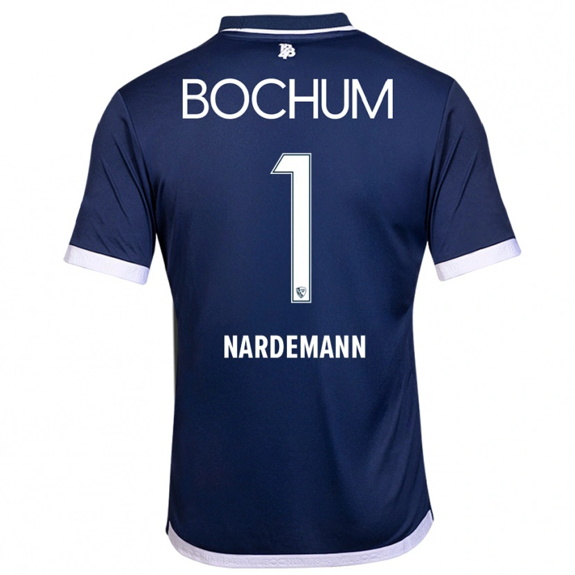 Danxen Kinderen Kari Närdemann #1 Marine Wit Thuisshirt Thuistenue 2025/26 T-Shirt