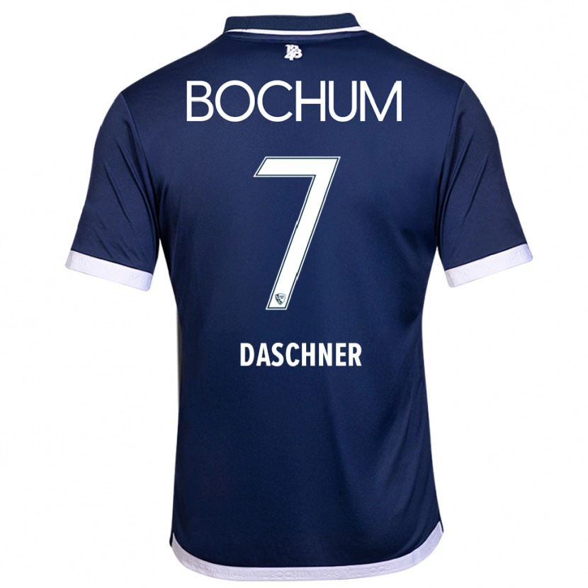 Danxen Kinderen Lukas Daschner #7 Marine Wit Thuisshirt Thuistenue 2025/26 T-Shirt