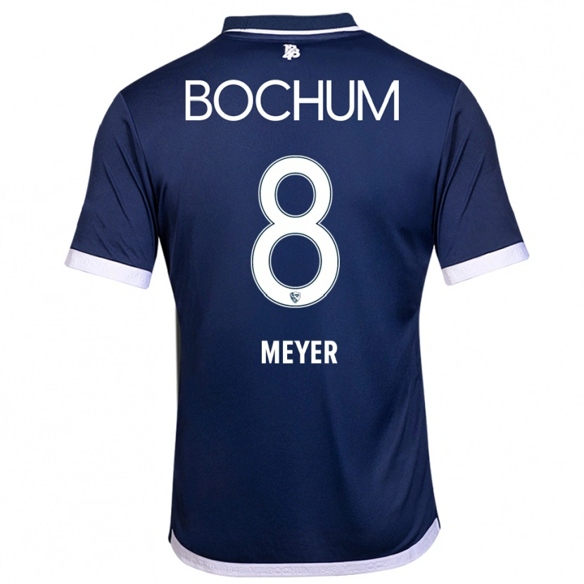 Danxen Kinderen Tom Meyer #8 Marine Wit Thuisshirt Thuistenue 2025/26 T-Shirt