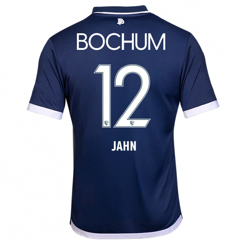 Danxen Kinderen Niklas Jahn #12 Marine Wit Thuisshirt Thuistenue 2025/26 T-Shirt