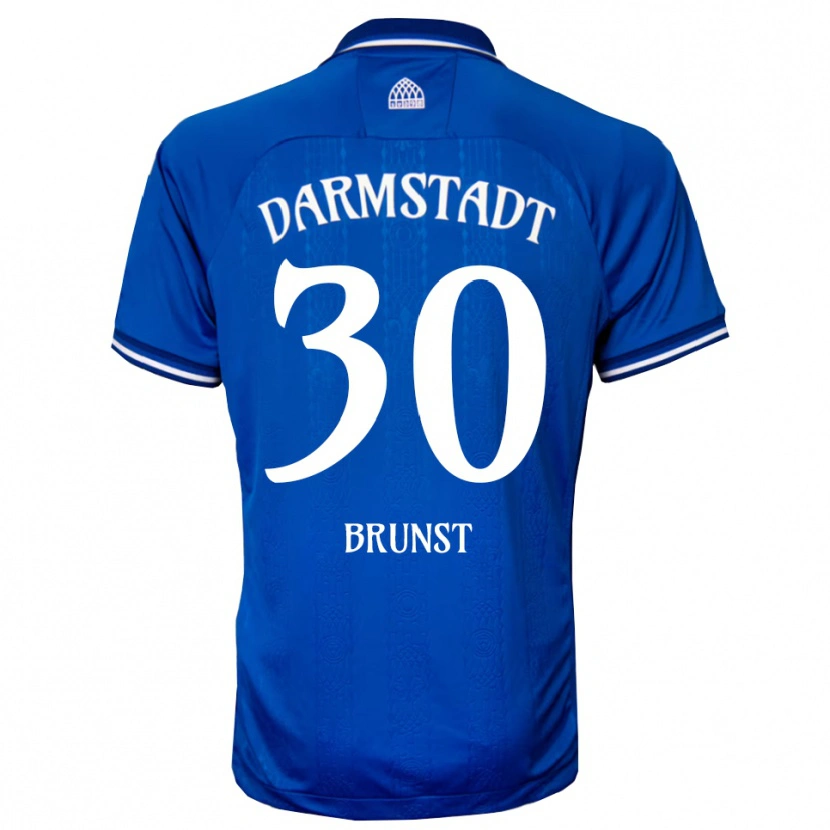 Danxen Kinderen Alexander Brunst #30 Blauw Wit Thuisshirt Thuistenue 2025/26 T-Shirt