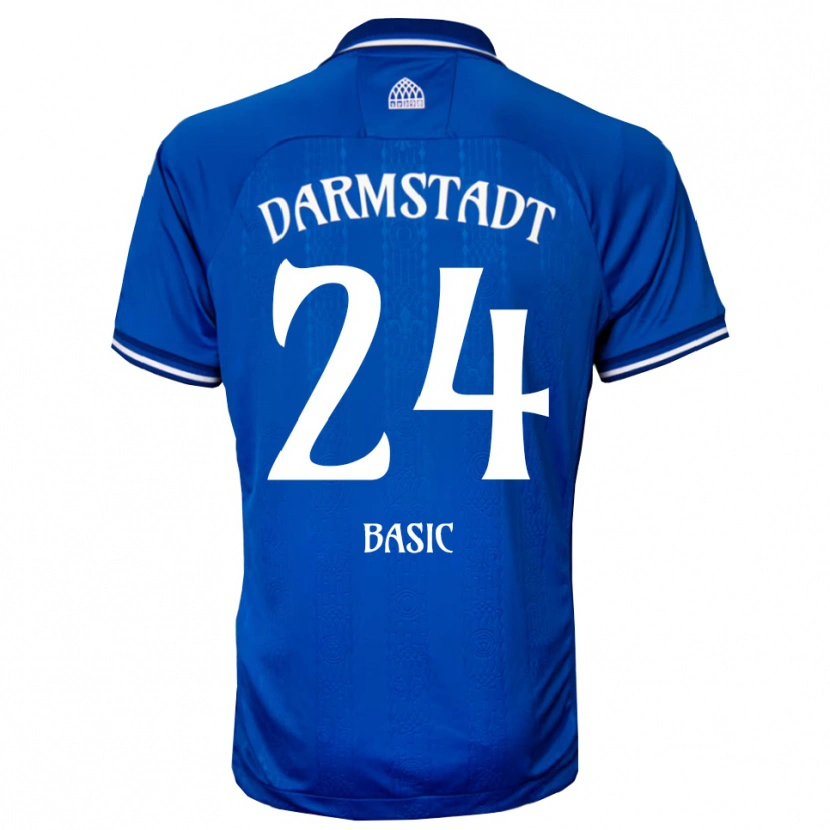Danxen Kinderen Benjamin Basic #24 Blauw Wit Thuisshirt Thuistenue 2025/26 T-Shirt