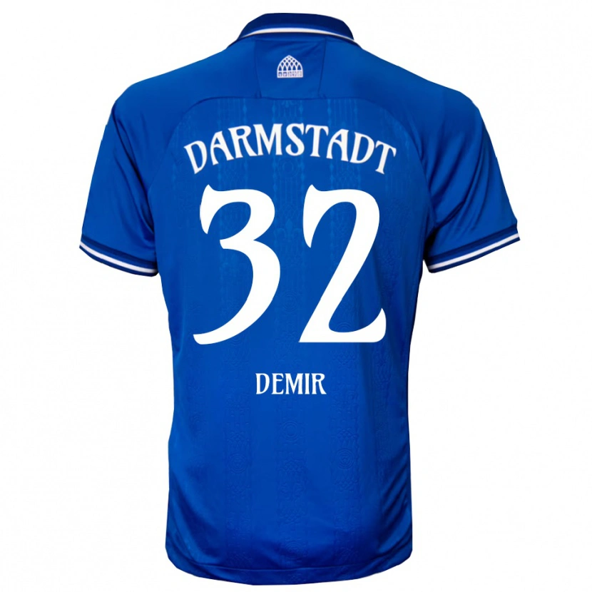 Danxen Kinderen Lean Demir #32 Blauw Wit Thuisshirt Thuistenue 2025/26 T-Shirt