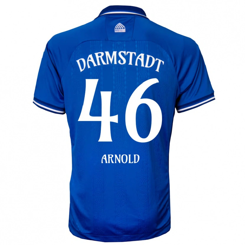 Danxen Kinderen Tim Arnold #46 Blauw Wit Thuisshirt Thuistenue 2025/26 T-Shirt