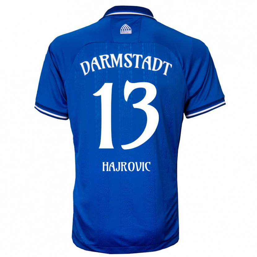 Danxen Kinderen Vahid Hajrovic #13 Blauw Wit Thuisshirt Thuistenue 2025/26 T-Shirt