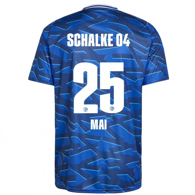 Danxen Kinderen Carolin Mai #25 Koningsblauw Wit Thuisshirt Thuistenue 2025/26 T-Shirt
