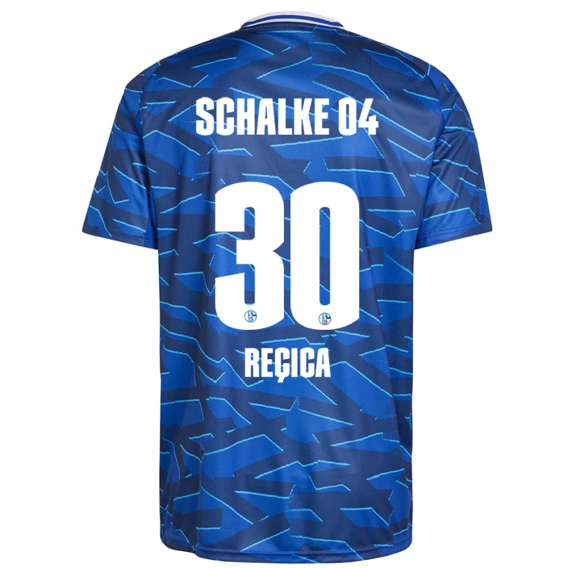 Danxen Kinderen Besjana Reçica #30 Koningsblauw Wit Thuisshirt Thuistenue 2025/26 T-Shirt