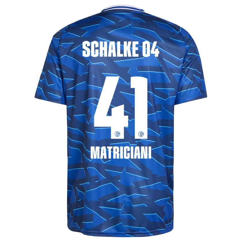 Danxen Kinderen Henning Matriciani #41 Koningsblauw Wit Thuisshirt Thuistenue 2025/26 T-Shirt