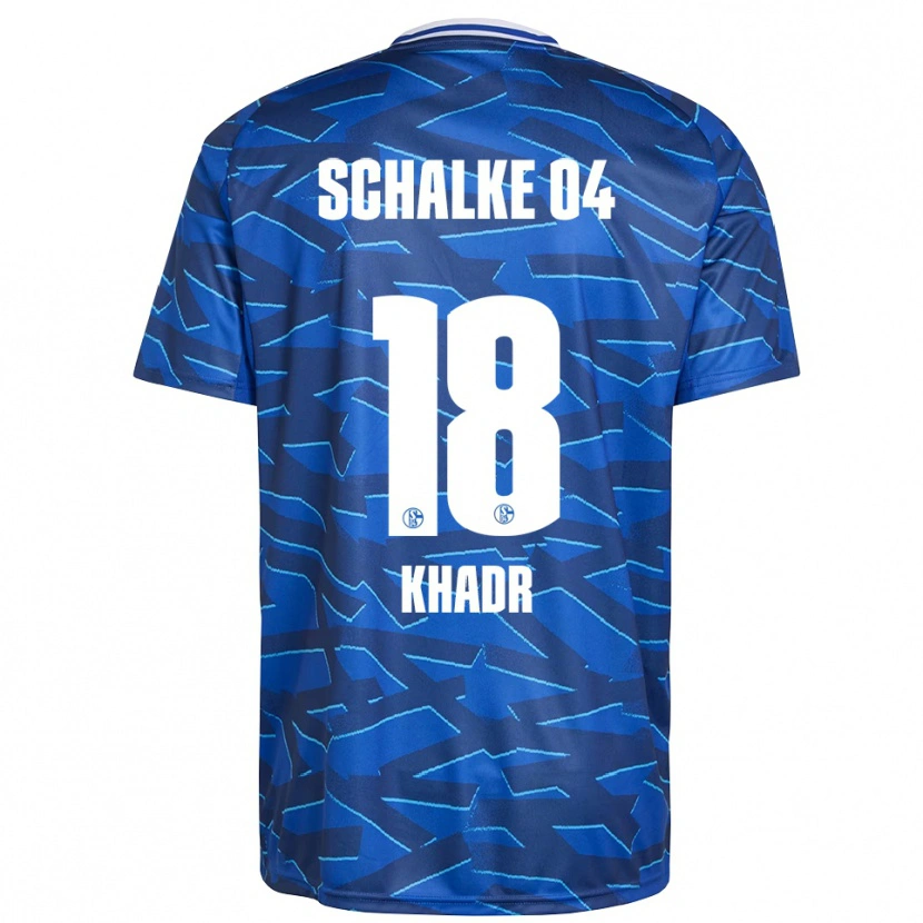 Danxen Kinderen Mika Khadr #18 Koningsblauw Wit Thuisshirt Thuistenue 2025/26 T-Shirt