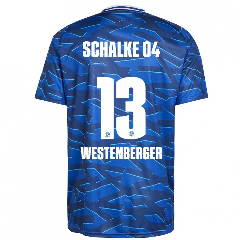 Danxen Kinderen Noel Westenberger #13 Koningsblauw Wit Thuisshirt Thuistenue 2025/26 T-Shirt