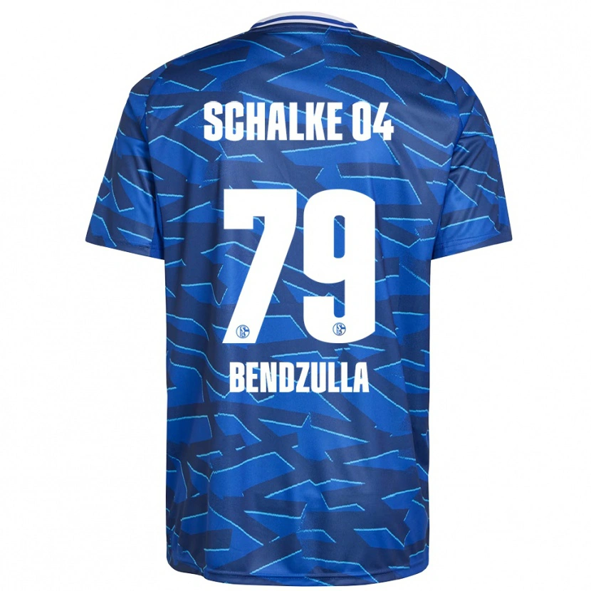 Danxen Kinderen Leonie Bendzulla #79 Koningsblauw Wit Thuisshirt Thuistenue 2025/26 T-Shirt