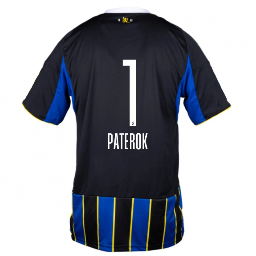 Danxen Kinderen Tim Paterok #1 Blauw Zwart Geel Thuisshirt Thuistenue 2025/26 T-Shirt