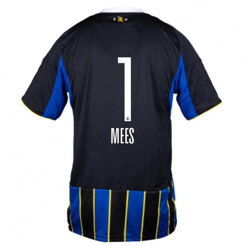 Danxen Kinderen Alexander Mees #1 Blauw Zwart Geel Thuisshirt Thuistenue 2025/26 T-Shirt